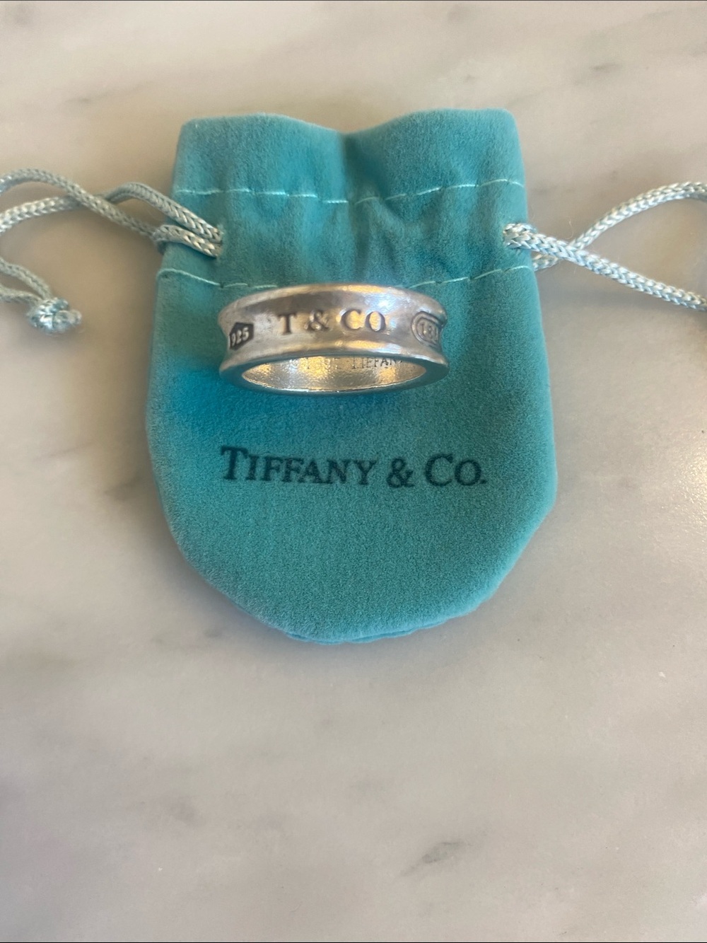 Tiffany & Co. 925 Silver ring. Size 8